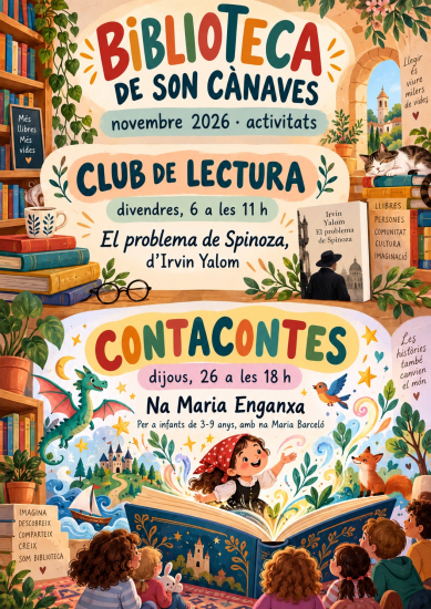 Book Club: 'The Spinoza Problem' at Son Cànaves Library
