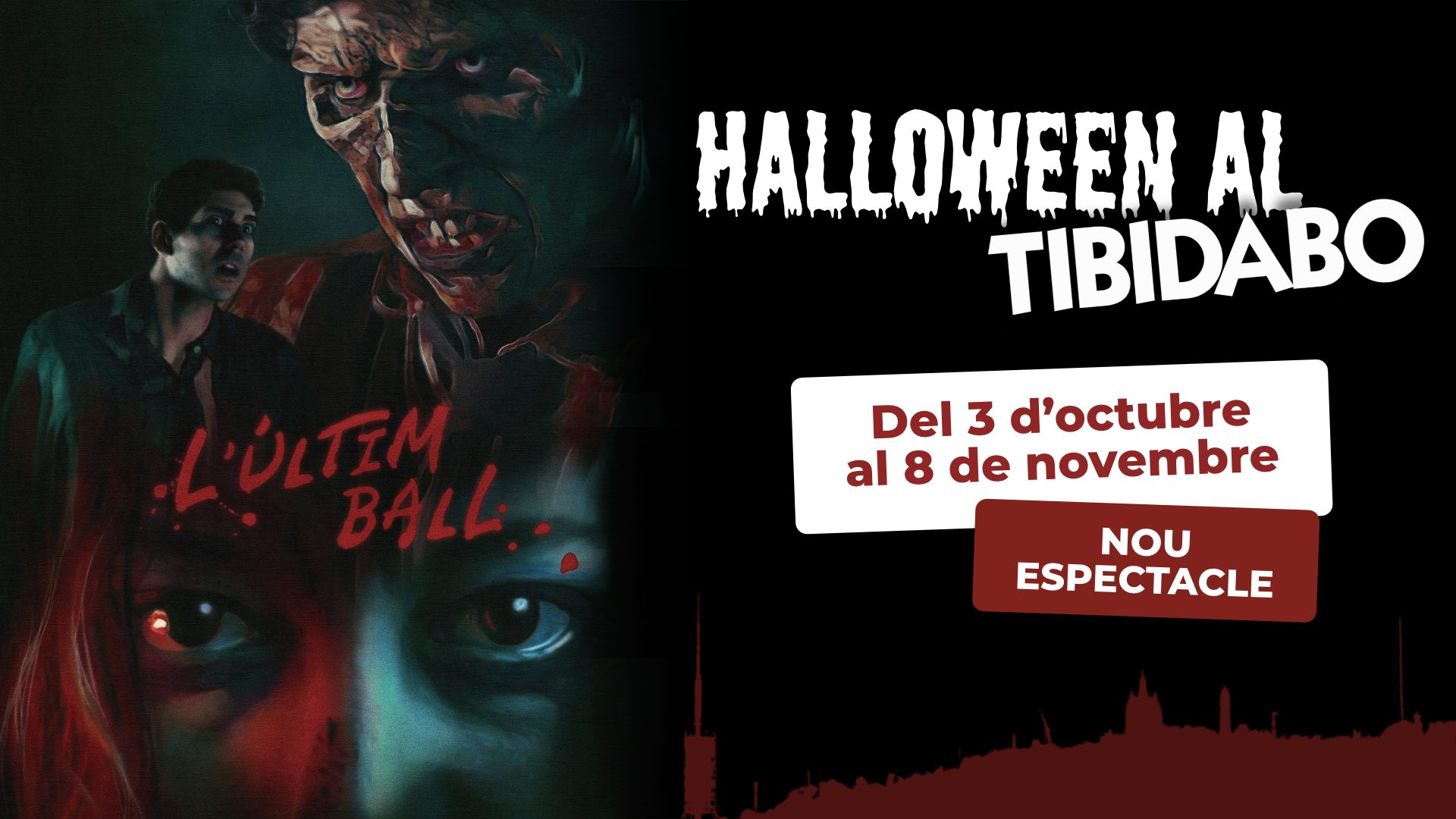 Halloween im Tibidabo 2026: Gruselgänge und die Show L'Últim Ball