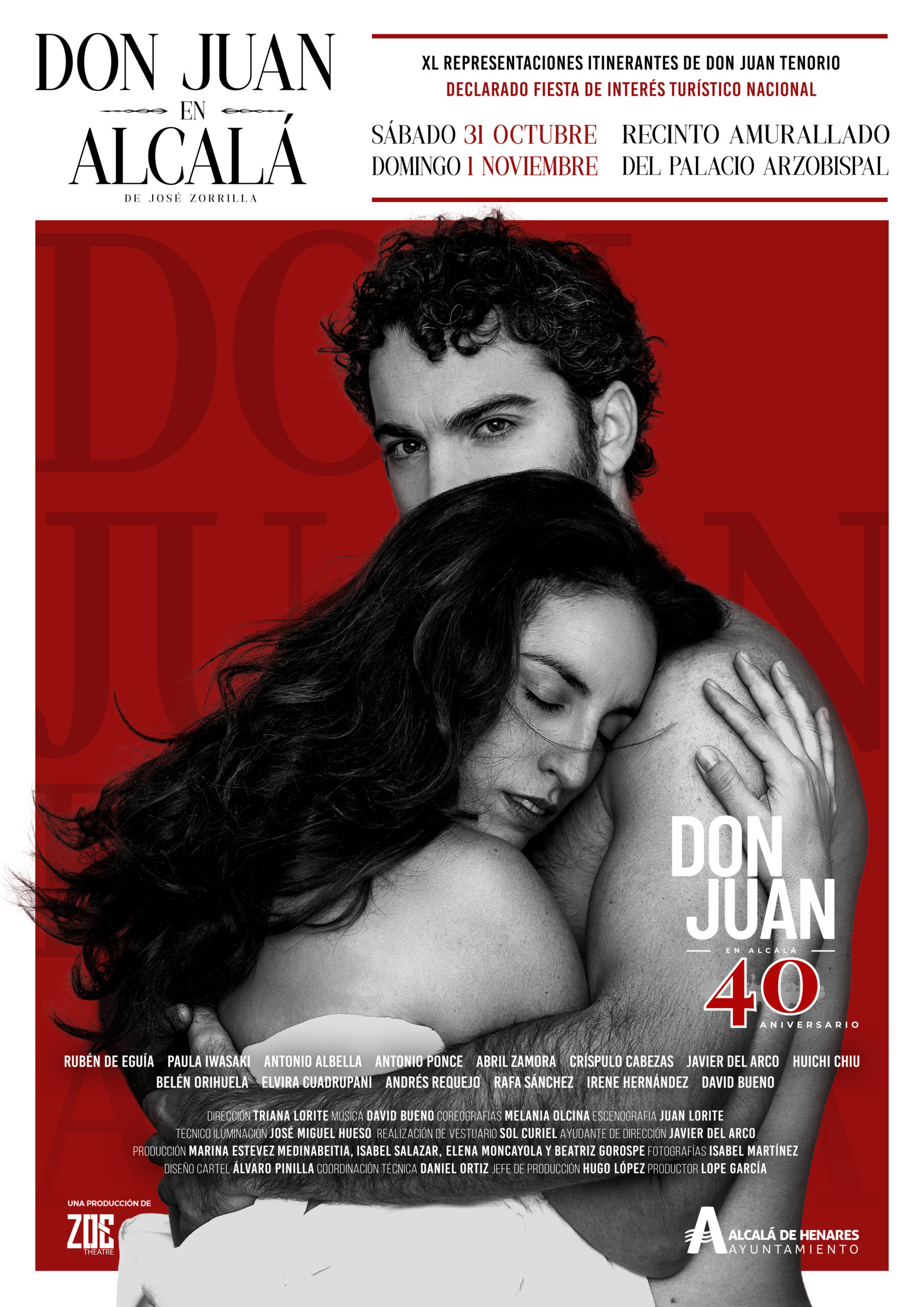 Don Juan en Alcalá 2026: free Tenorio at the Archbishop's Palace garden