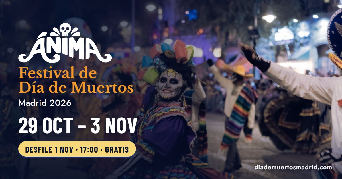 Desfile de Día de Muertos ÁNIMA 2026: de la Embajada de México a la Plaza Mayor