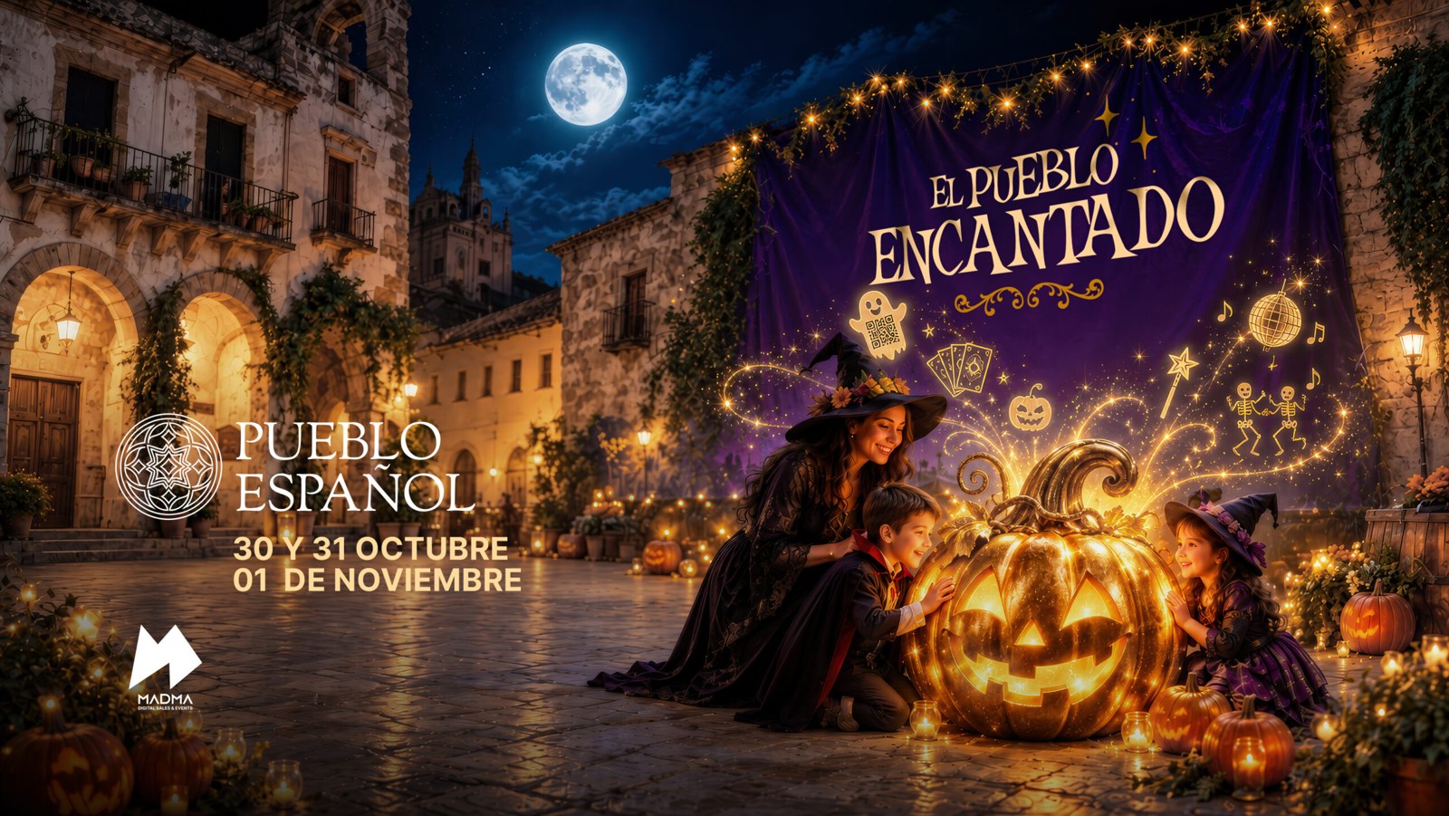 El Pueblo Encantado: family Halloween at Palma's Pueblo Español