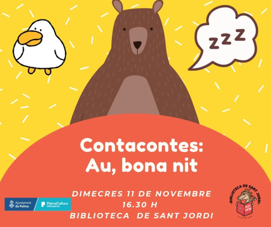 Storytelling: 'Au, bona nit' at Sant Jordi Library