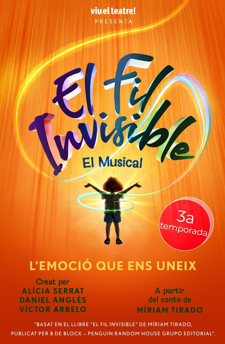 El fil invisible, das Weihnachtsmusical für Familien im Teatre Goya