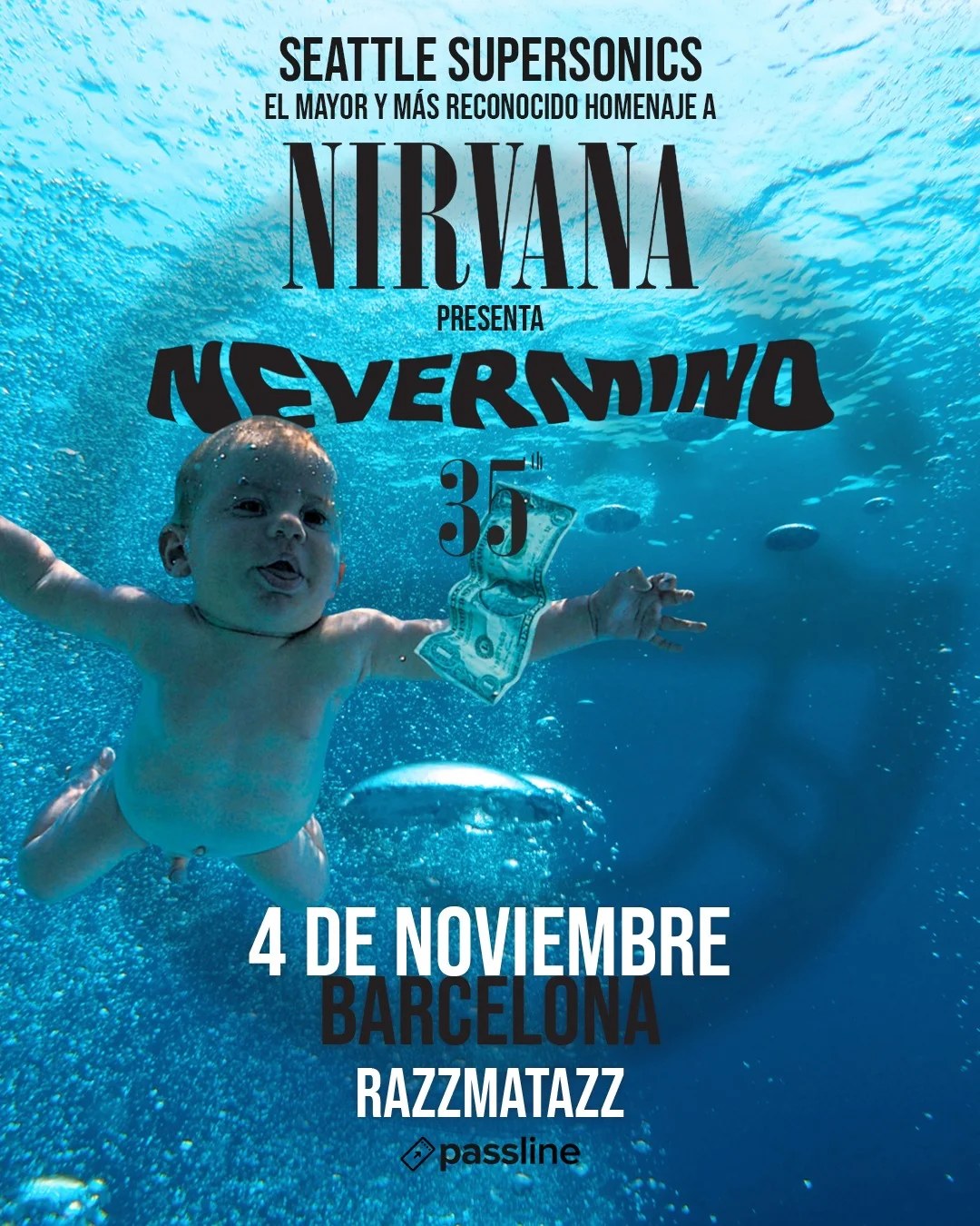 Seattle Supersonics: 35 aniversario de Nevermind en Razzmatazz