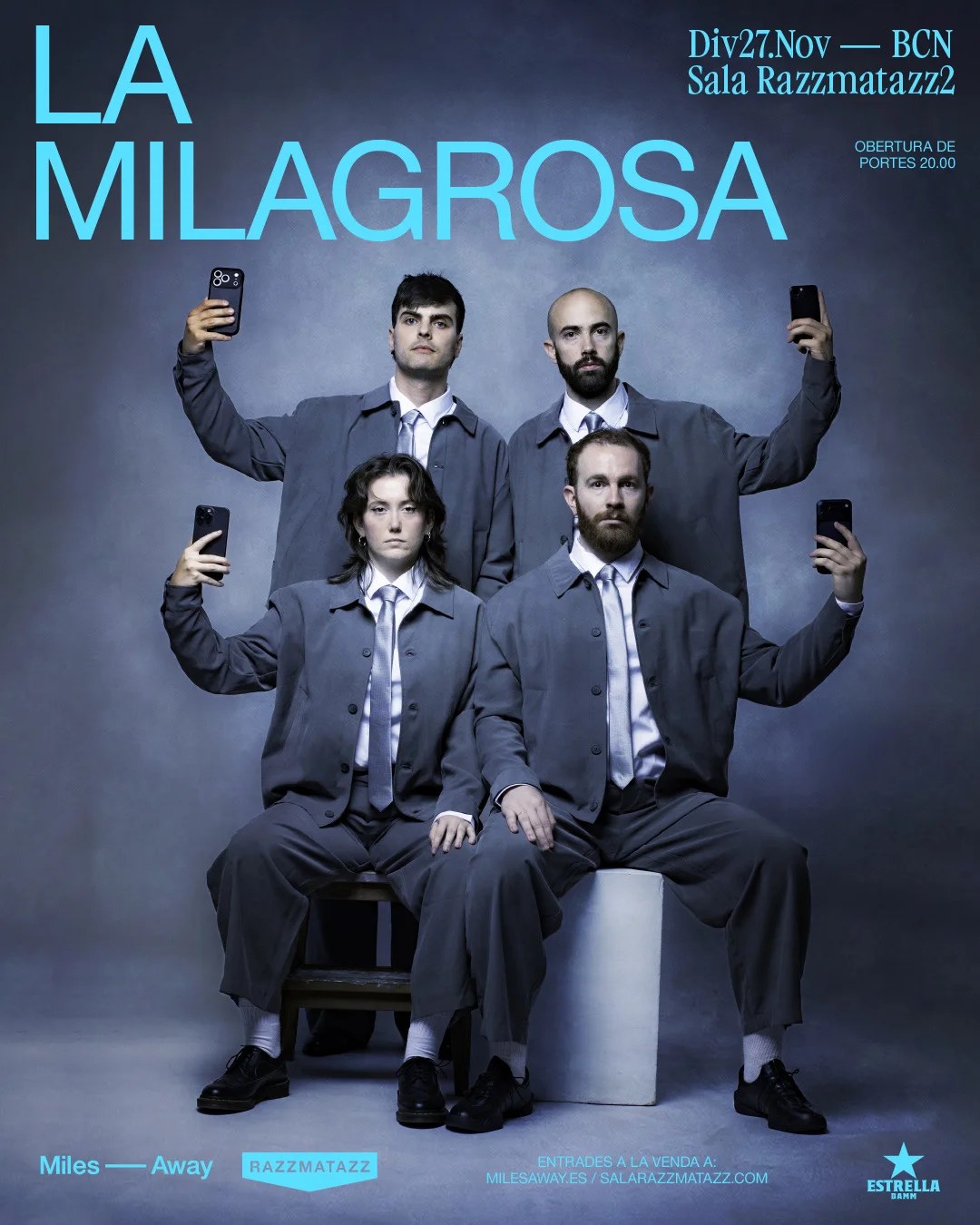 LA MILAGROSA live im Konzert im Razzmatazz Saal 2
