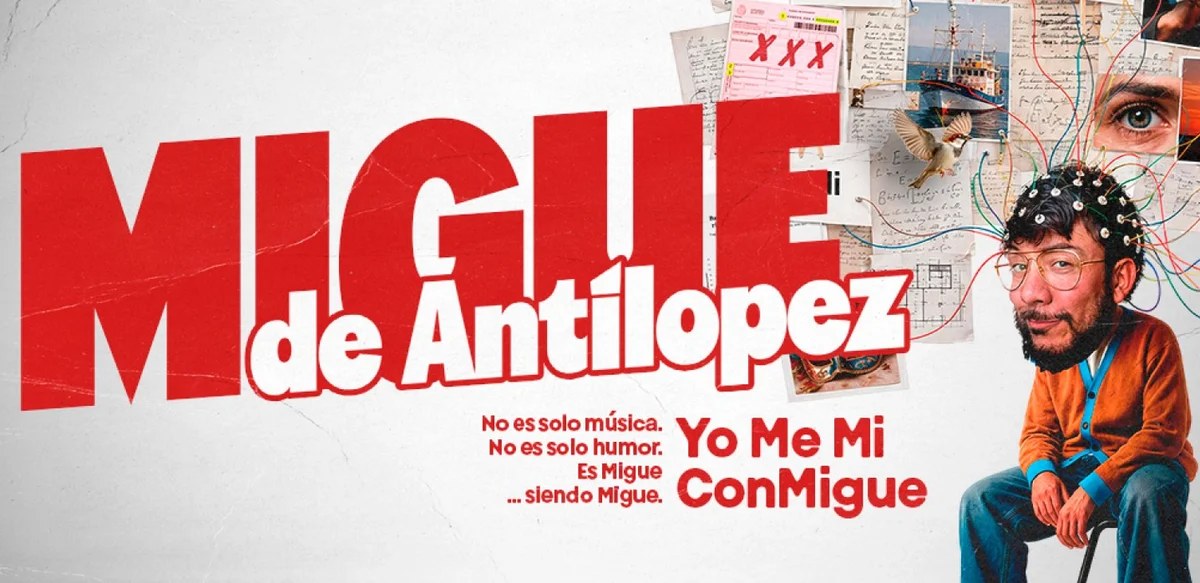 Migue de Antílopez presenta a Barcelona «Yo, Me, Mi… ConMigue»