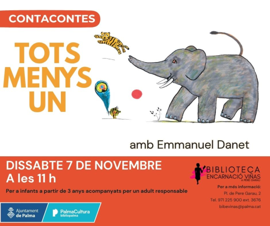 Tots menys un: cuentacuentos con Emmanuel Danet en Palma