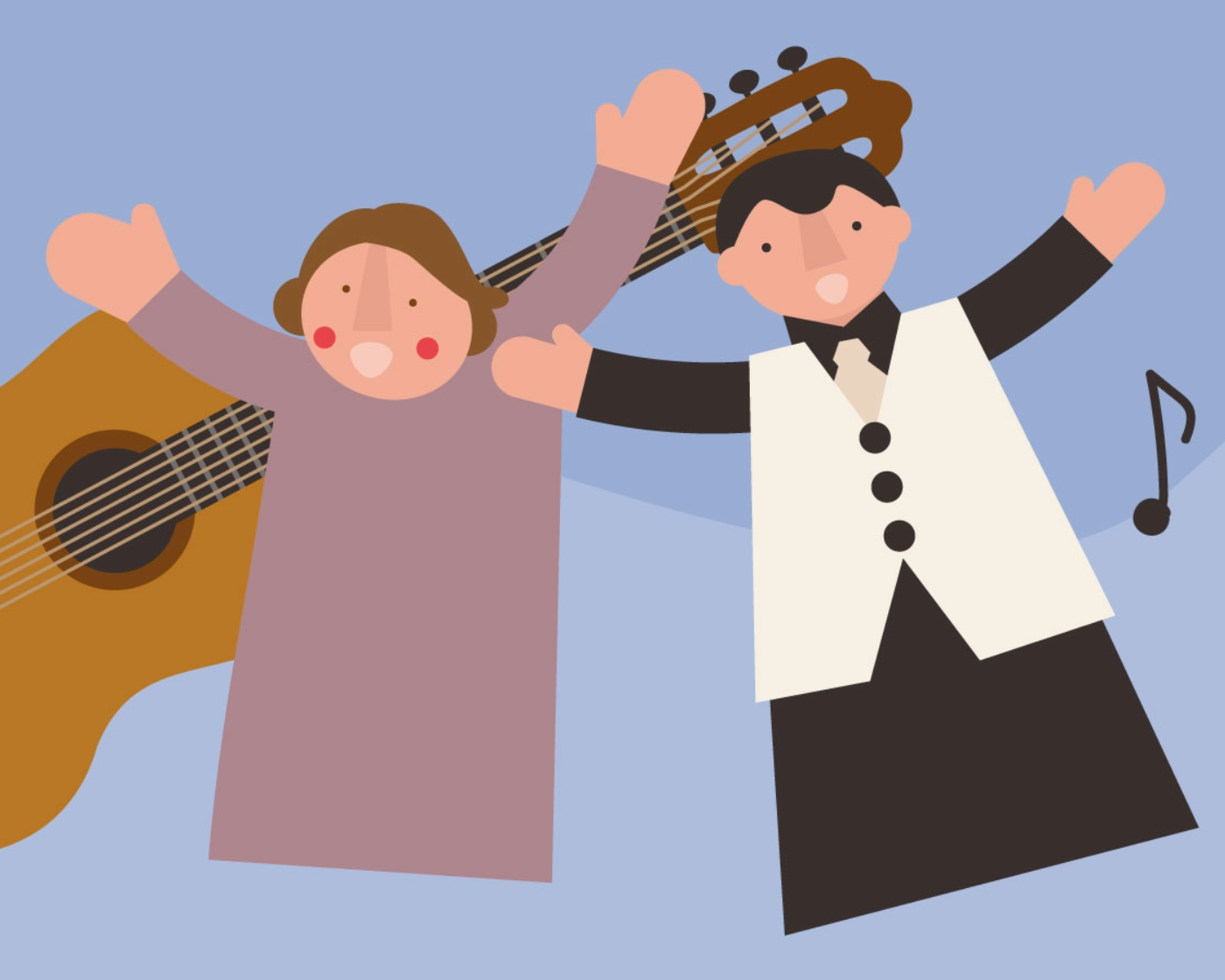 Titelles i guitarres en el Museu d'Història de Catalunya
