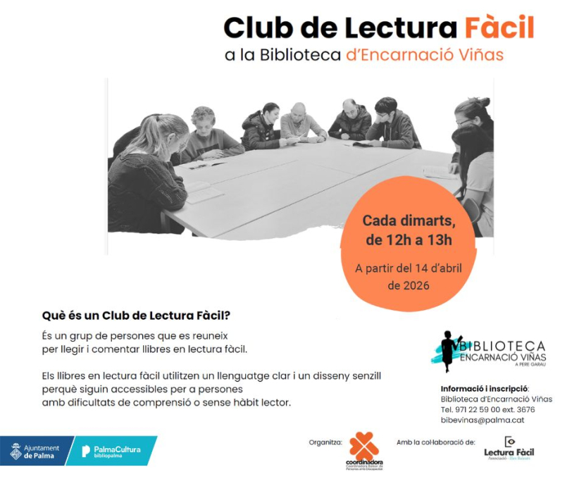 Club de Lectura Fàcil a la Biblioteca Encarnació Viñas