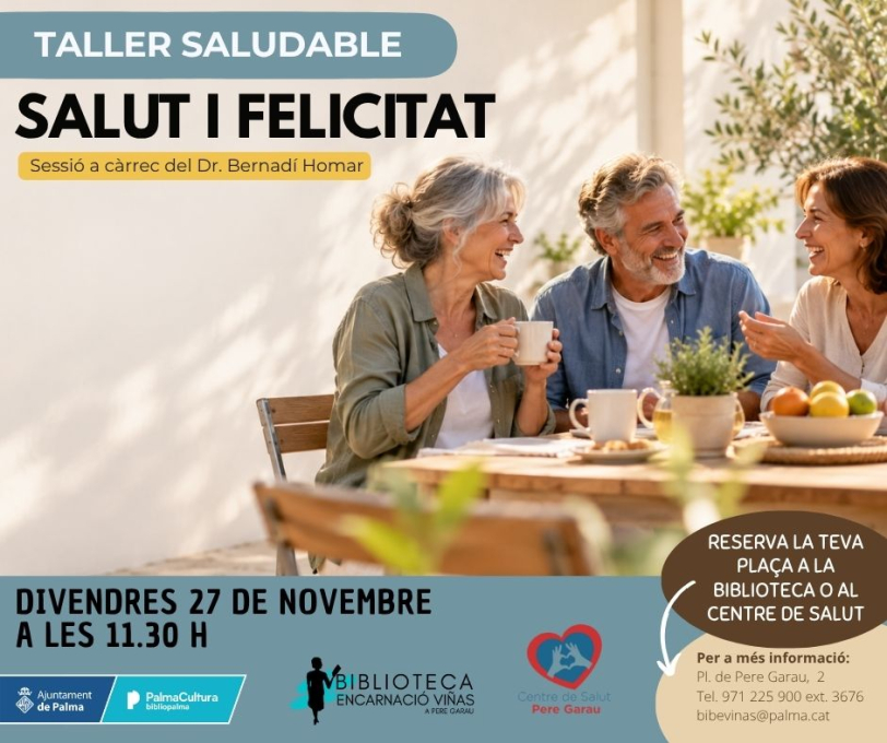 Workshop 'Health and Happiness' with Dr. Bernadí Homar in Palma