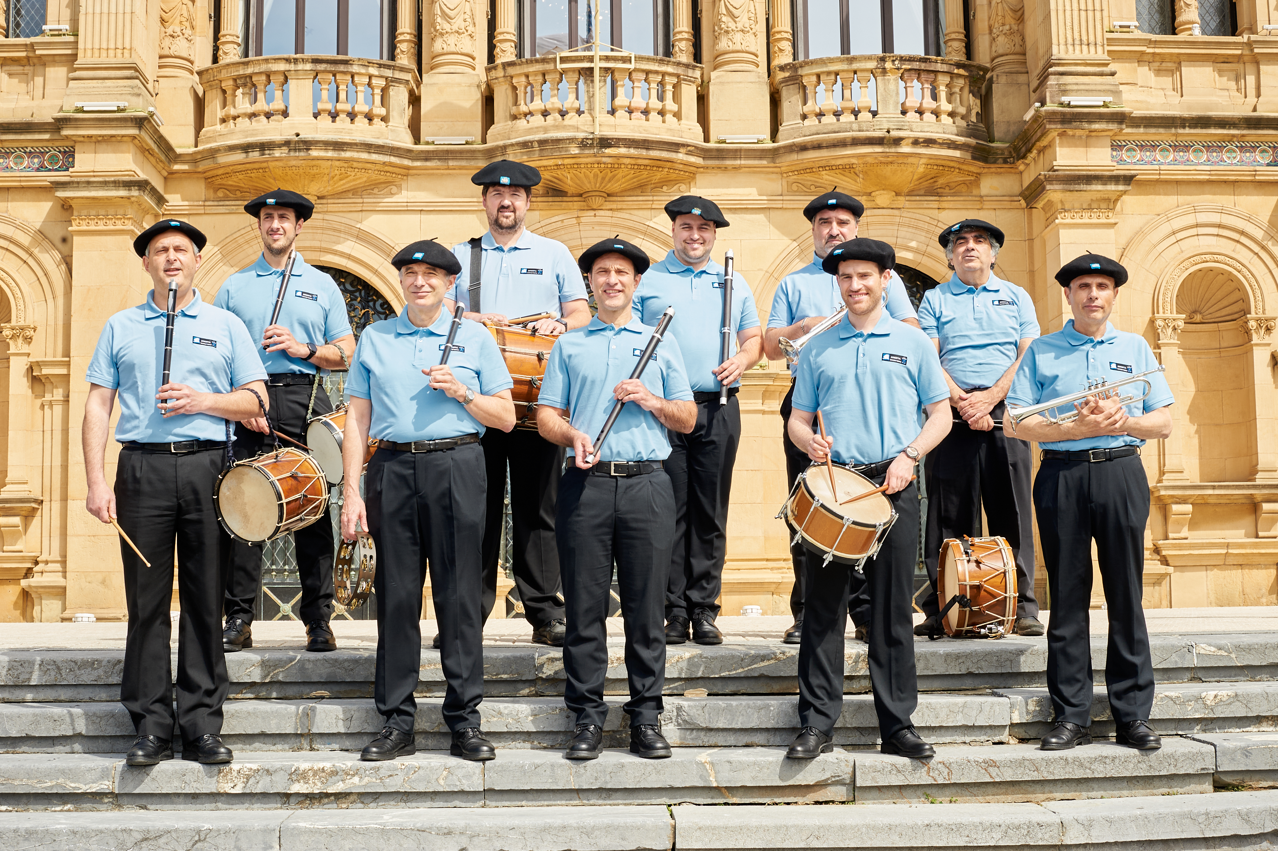 Concierto de la Banda Municipal de Txistularis en Donostia