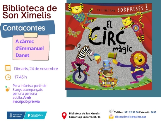 El circ màgic: contacontes amb Emmanuel Danet