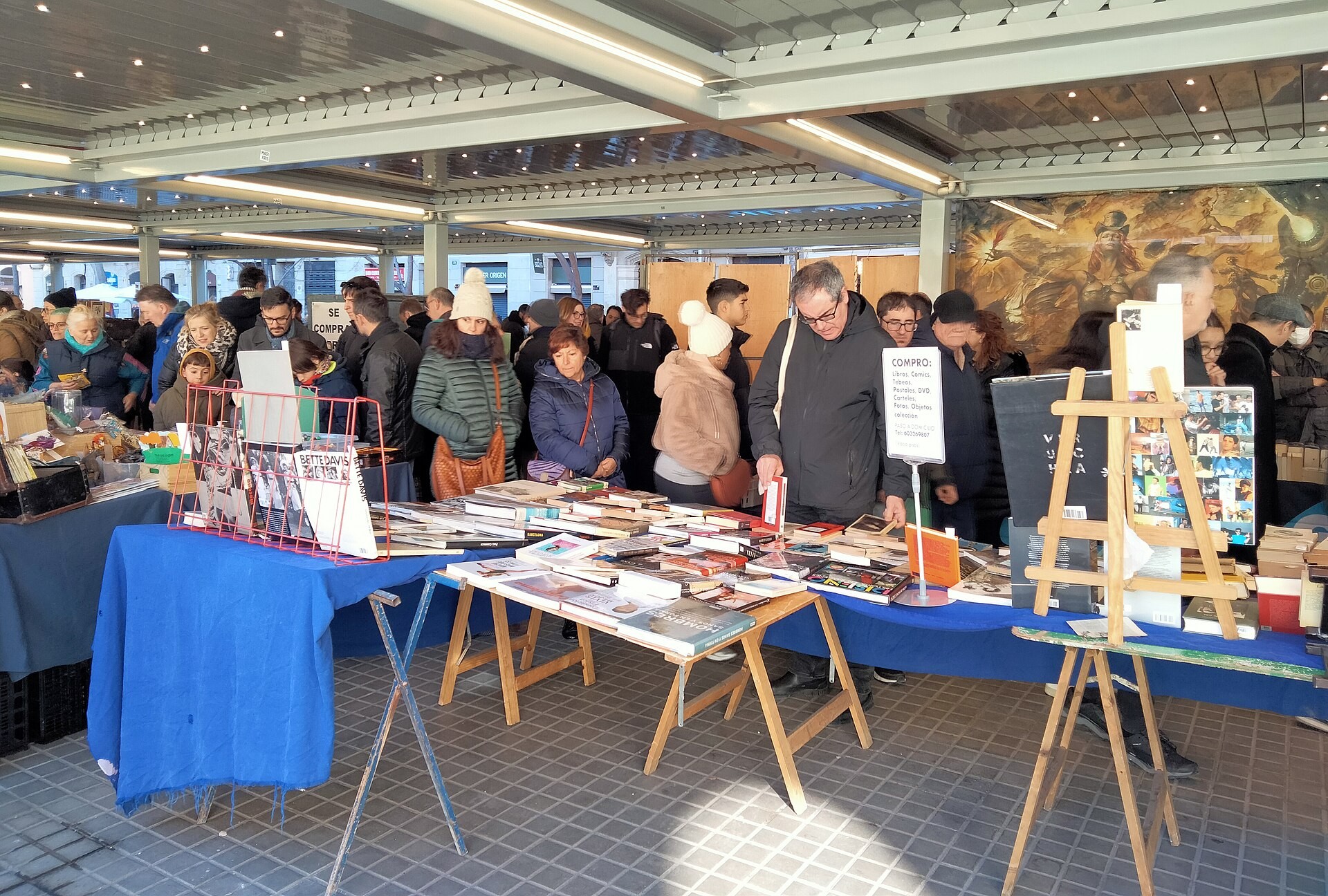 Mercat Dominical de Sant Antoni: llibres, còmics i col·leccionisme cada diumenge
