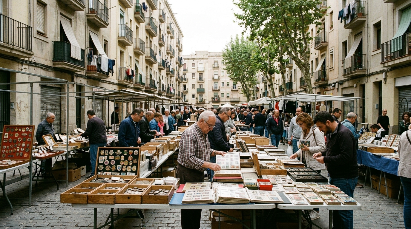 Fira del Col·leccionisme de la Zona Nord a Nou Barris