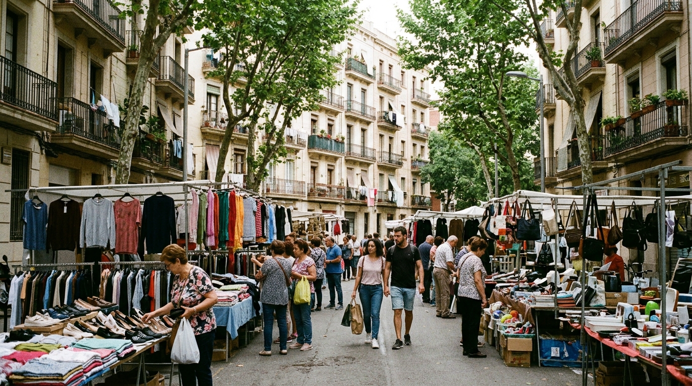 Wochenmarkt Mercat Setmanal de Provençals