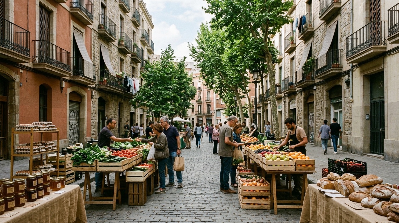 Mercat de la Terra Slow Food Barcelona al Poble-sec