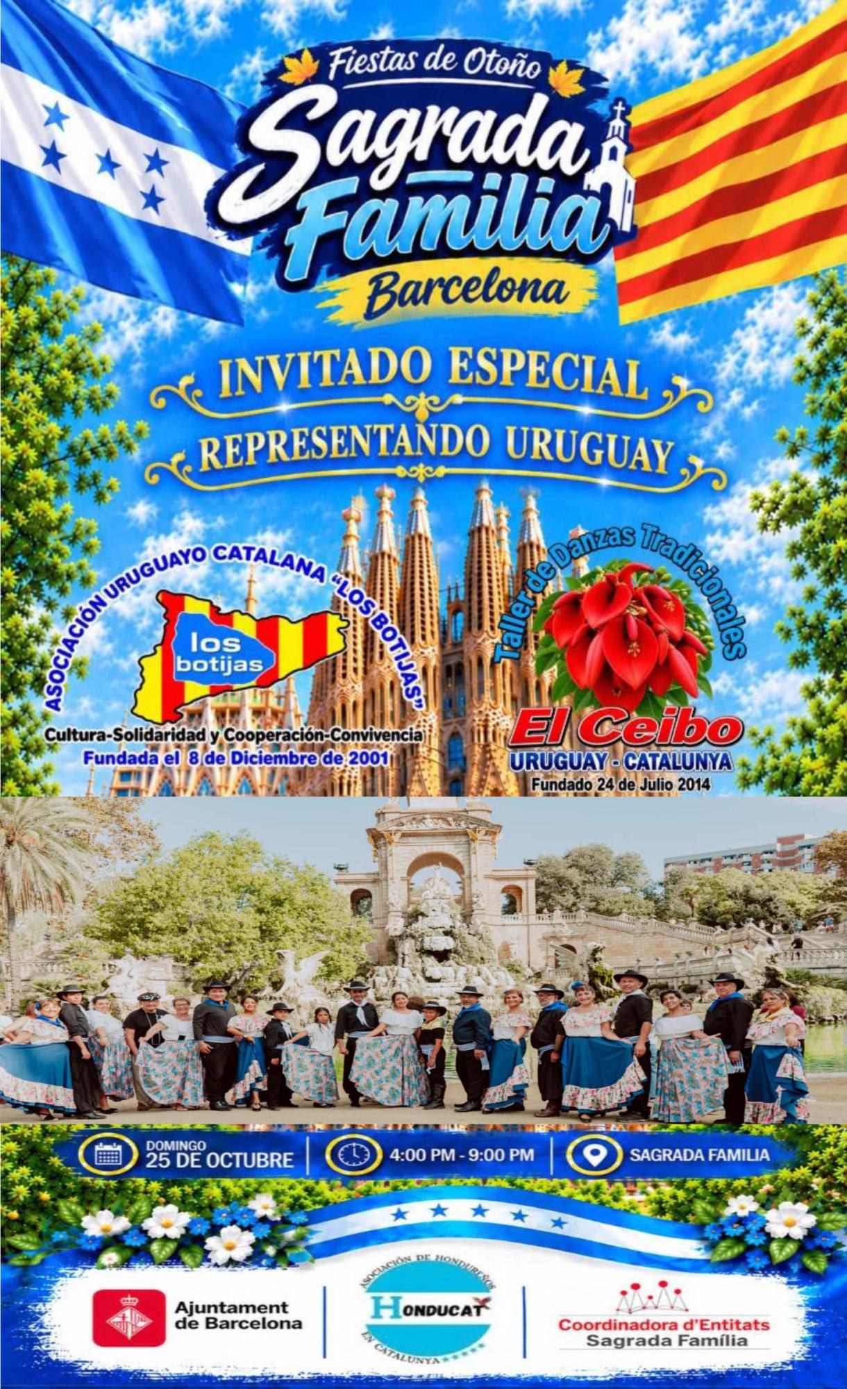 Traditionelle Tänze beim Herbstfest Sagrada Família