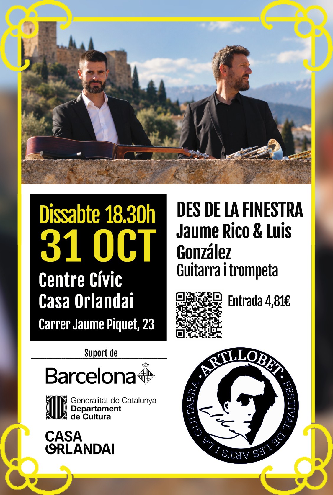 Des de la finestra: Jaume Rico & Luis González in Concert