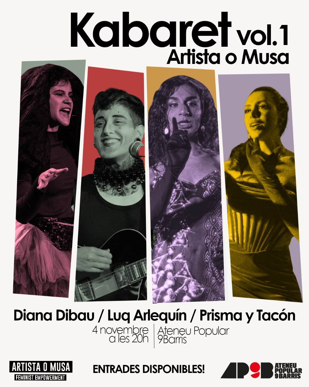Kabaret Artista o Musa vol 1 in Nou Barris