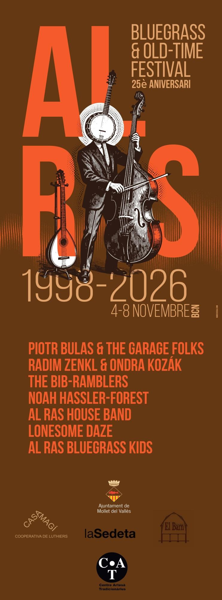 25è aniversari d'Al Ras Bluegrass & Old Time Festival