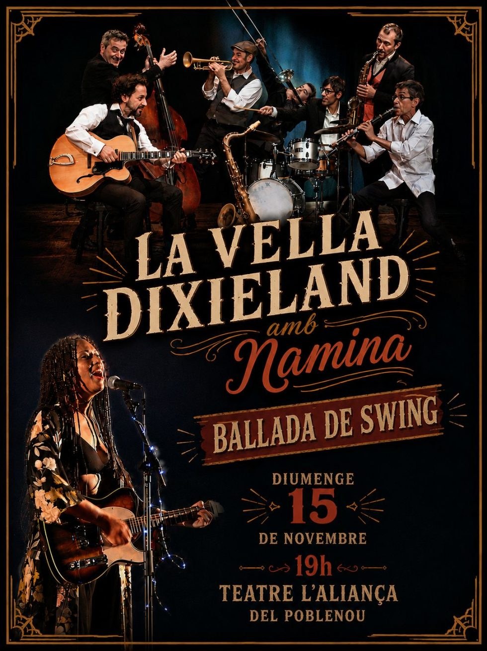 Swing-Tanzabend mit La Vella Dixieland und Namina in Poblenou