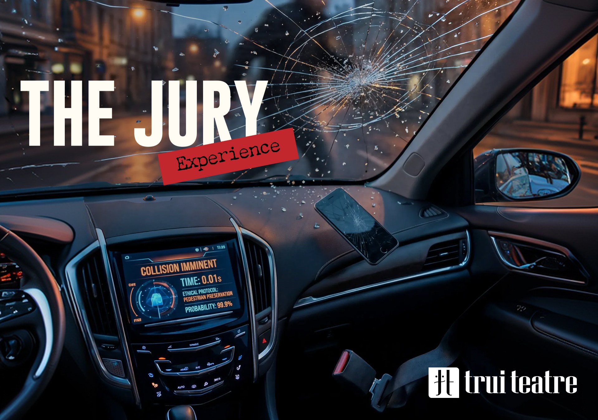 The Jury: Tod durch KI, immersives Theater im Trui Teatre