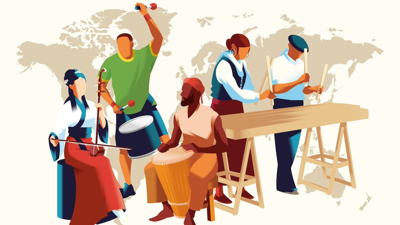 Stimmen und Rhythmen der Welt: Familienworkshop