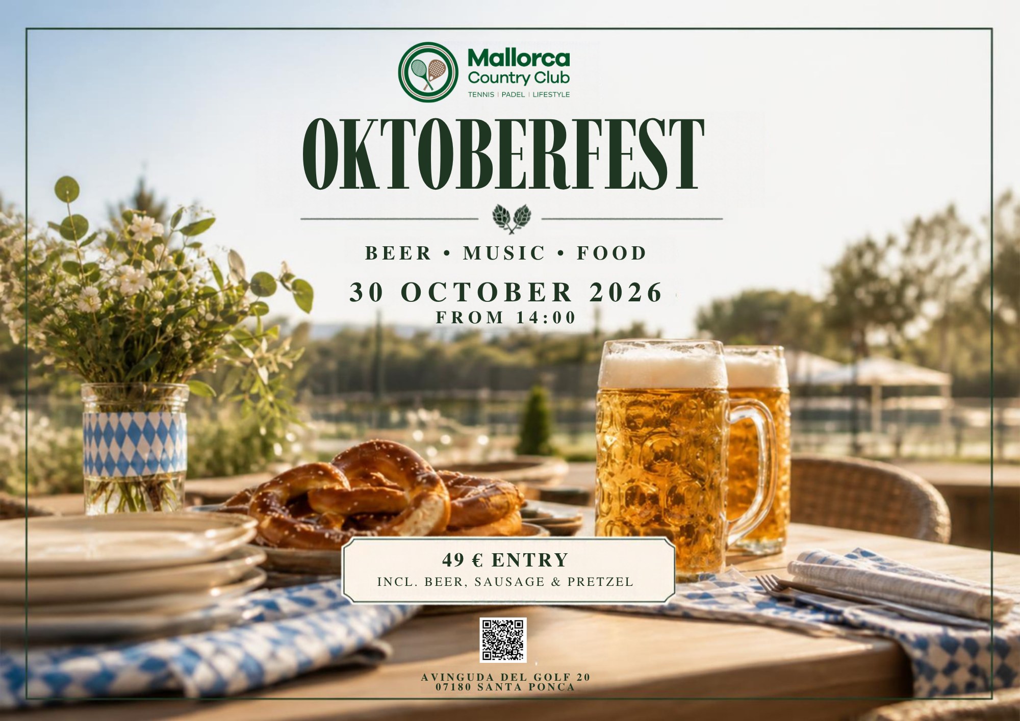 Oktoberfest 2026 at Mallorca Country Club in Santa Ponsa