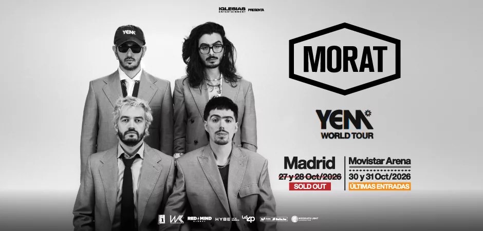 Morat presenta su nuevo disco en el Movistar Arena de Madrid