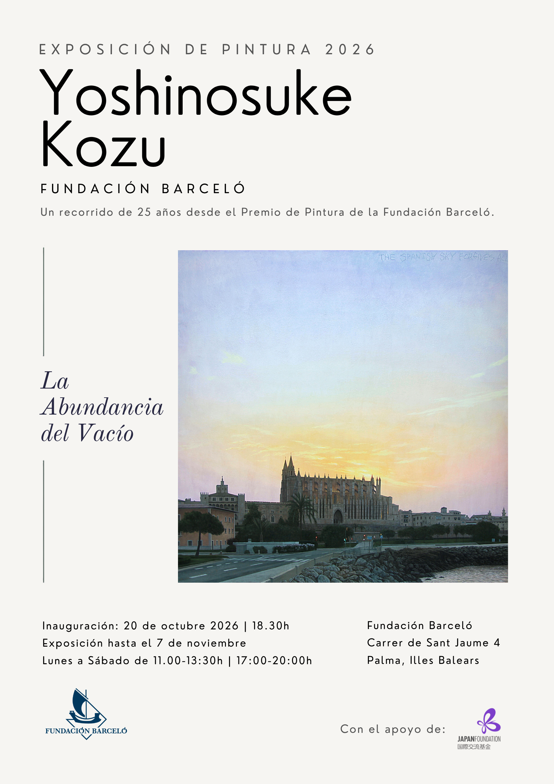 Yoshinosuke Kozu in Palma