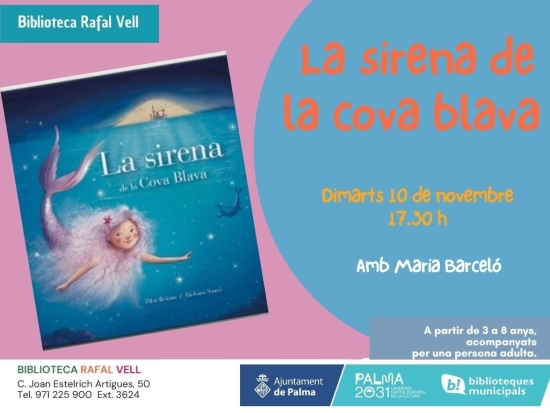 Cuentacuentos: La sirena de la cova blava en Palma