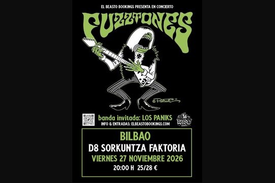 The Fuzztones und Los Paniks live in der D8 Sorkuntza Faktoria